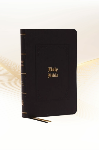 KJV Personal Size Large Print Reference Bible, Vintage Series Leathersoft Black image 0