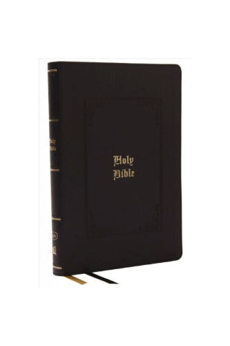 Giant Print Thinline Bible, Vintage Series, Leathersoft Black image 0