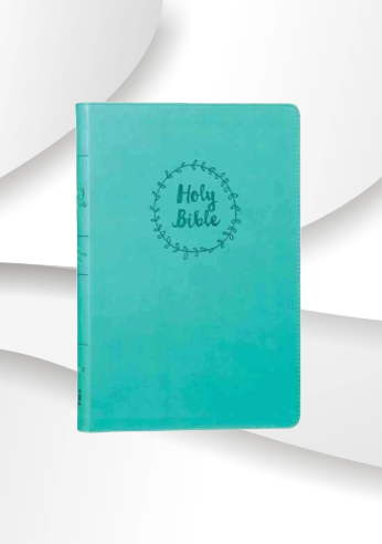 NIV Value Thinline Bible, Large Print, Leathersoft Teal image 1