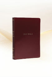 NKJV Giant Print Bible, Center Column Reference, Red Letter Edition, Burgundy image 0