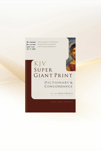 KJV Super Giant Print Bible Dictionary and Concordance image 0