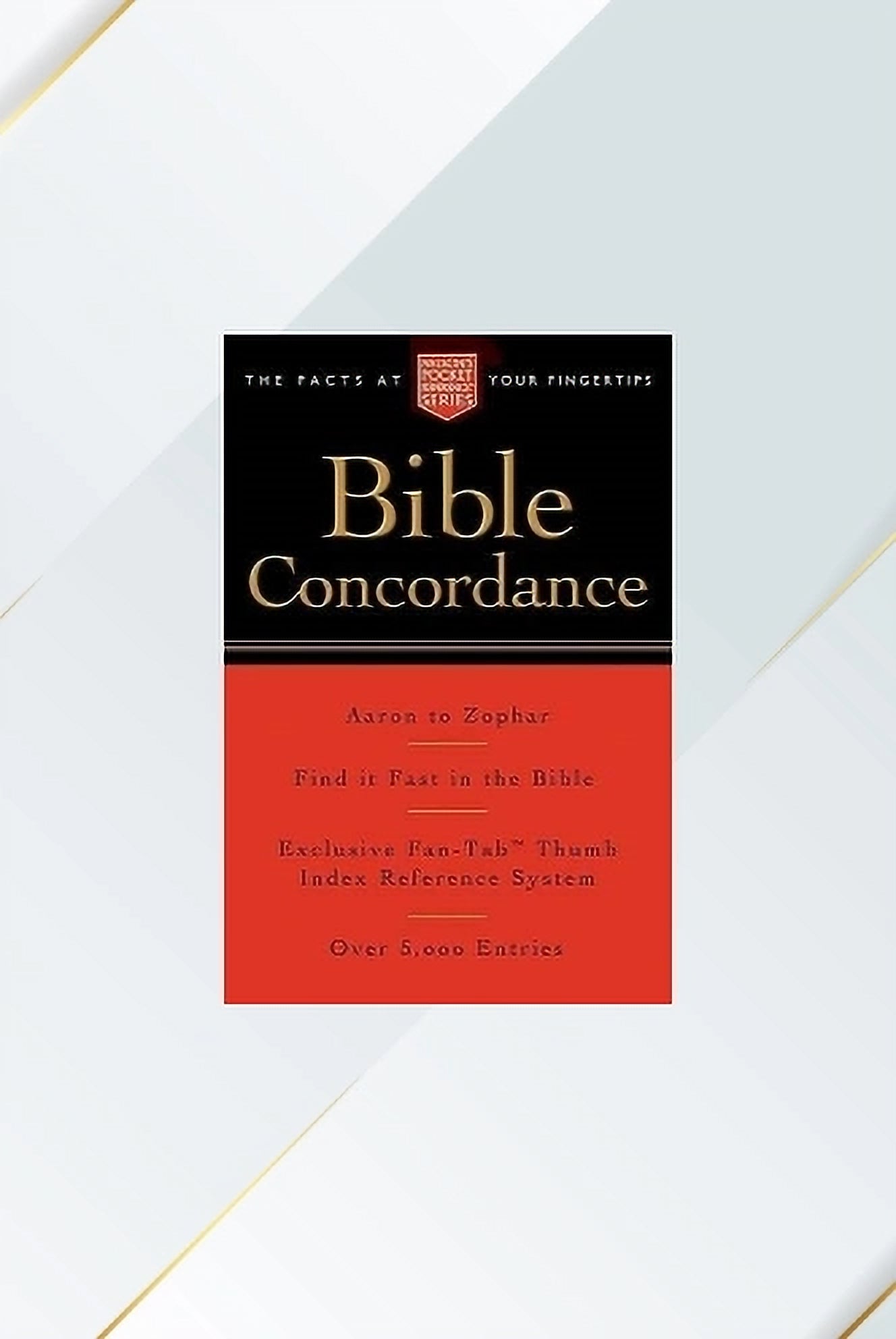 Bible Concordance, Nelson's Pocket Reference Series Paperback image 0