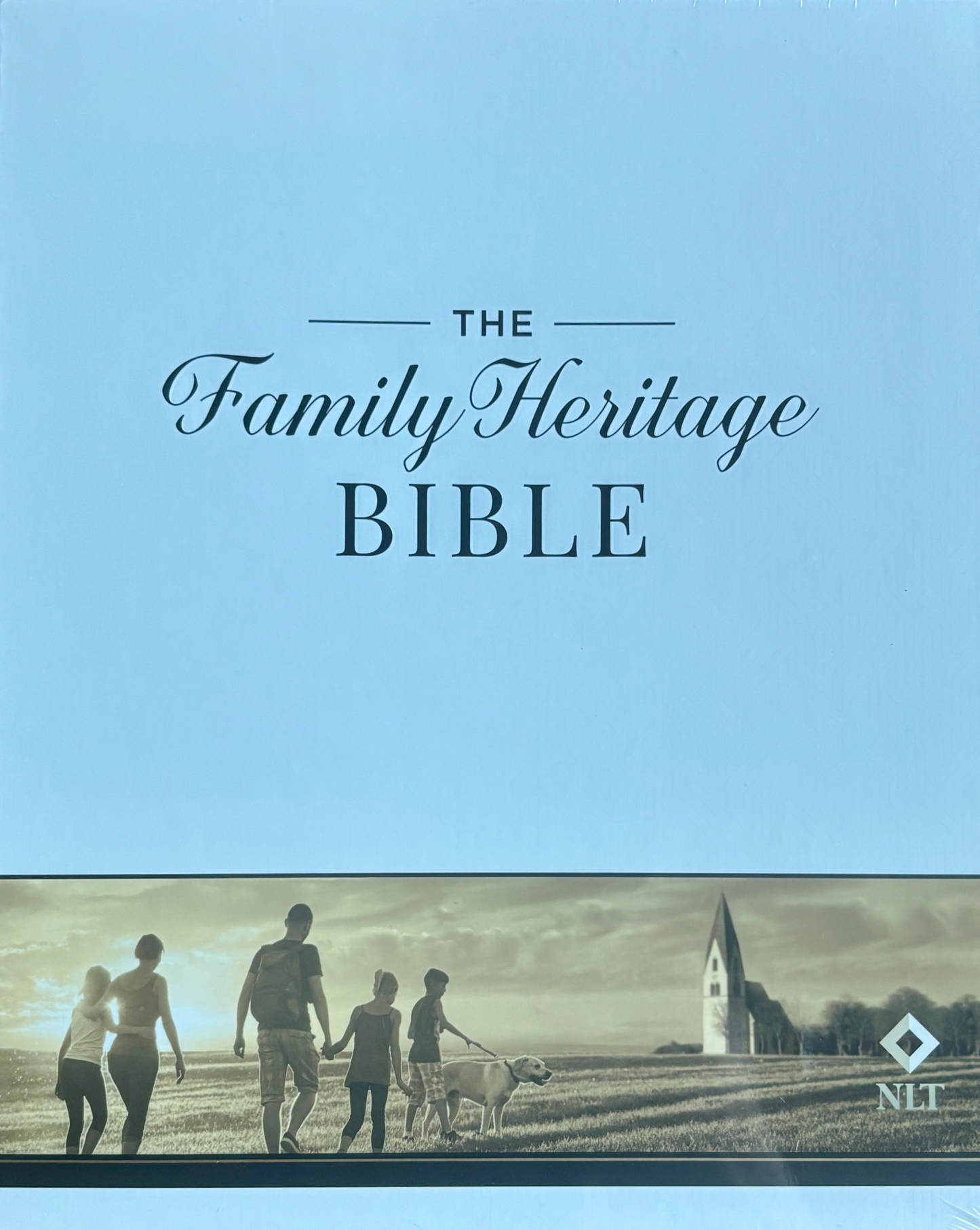 NLT, Family Heritage Bible, White Faux Leather, with Family Tree Pages image 1