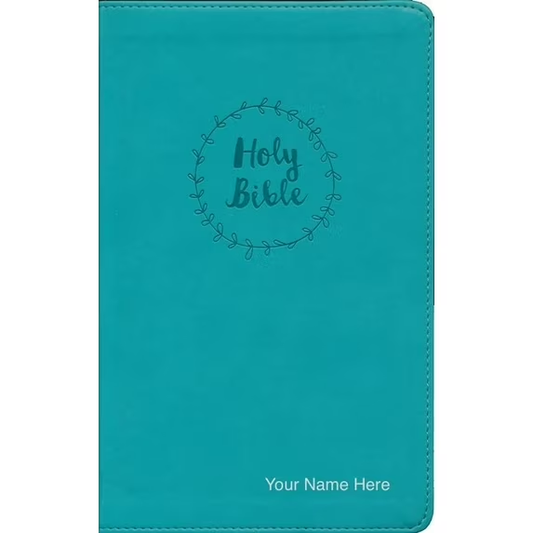 NIV Value Thinline Bible, Large Print, Leathersoft Teal, Comfort Print image 0