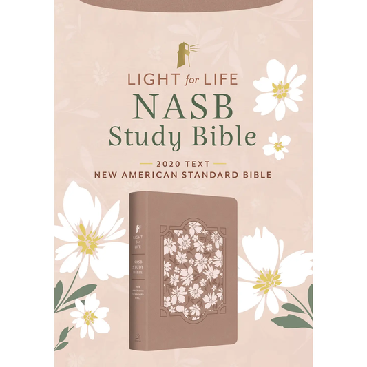 Light For Life Nasb Study Bible (Blush Bouquet) image 0