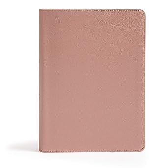 CSB She Reads Truth Bible, Rose Gold LeatherTouch, Full-Color Design image 0
