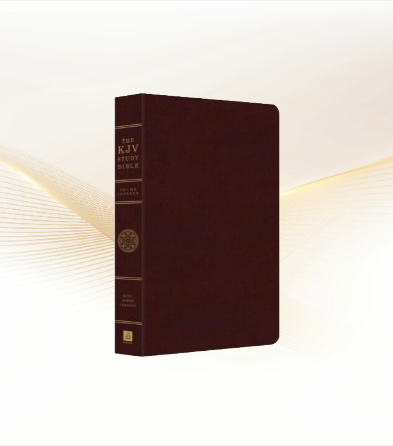 King James Study Bible, Bonded Leather Thumb Indexed by Barbour Books image 0