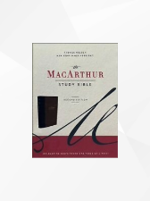 Macarthur Study Bible, NKJV 2nd Edition, Leathersoft, Brown, Comfort Print image 1