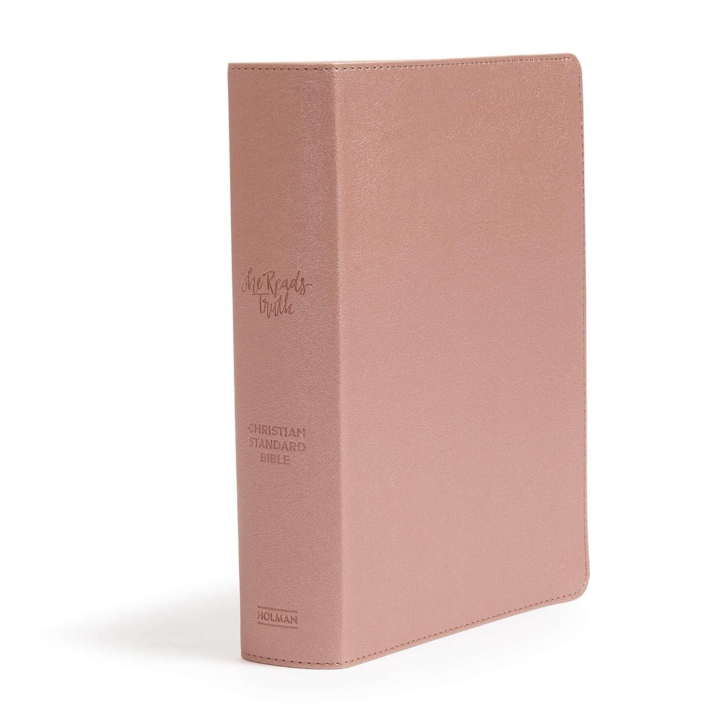 CSB She Reads Truth Bible, Rose Gold LeatherTouch, Full-Color Design image 1