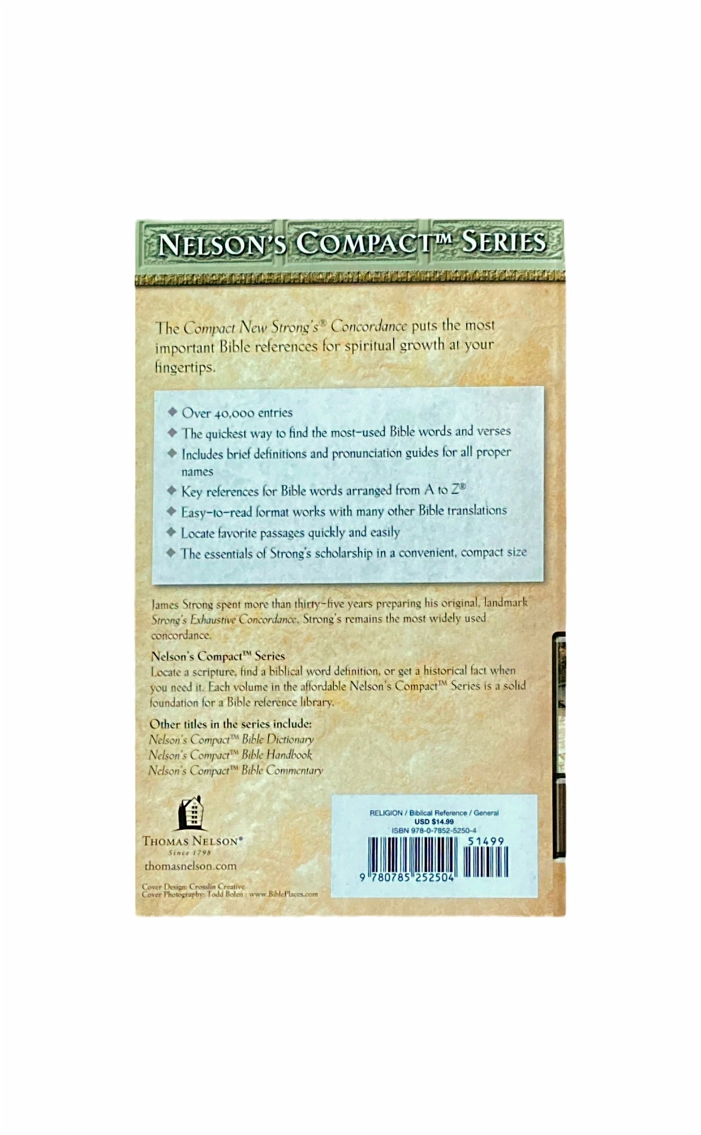 The New Strong's Compact Bible Concordance Dictionary image 1