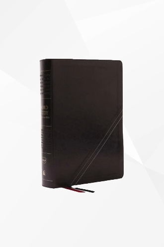 KJV, Word Study Reference Bible, Leathersoft Black, Red Letter, Comfort Print image 0