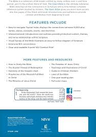 The NIV Open Bible, Complete Reference System, Leathersoft, Black image 1