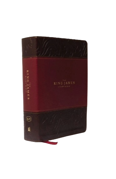 KJV, The King James Study Bible, Leathersoft, Burgundy, Full Color Edition image 0
