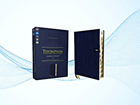 NIV, Thompson Chain Reference Bible, Handy Size, European Bonded Leather image 0