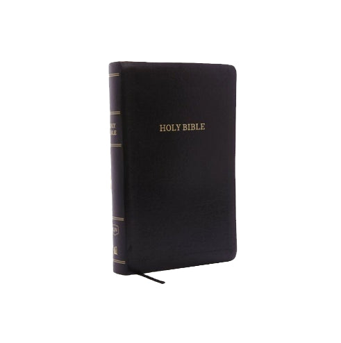 KJV Personal Size Reference Bible Giant Print, Leather-Look, Black image 0